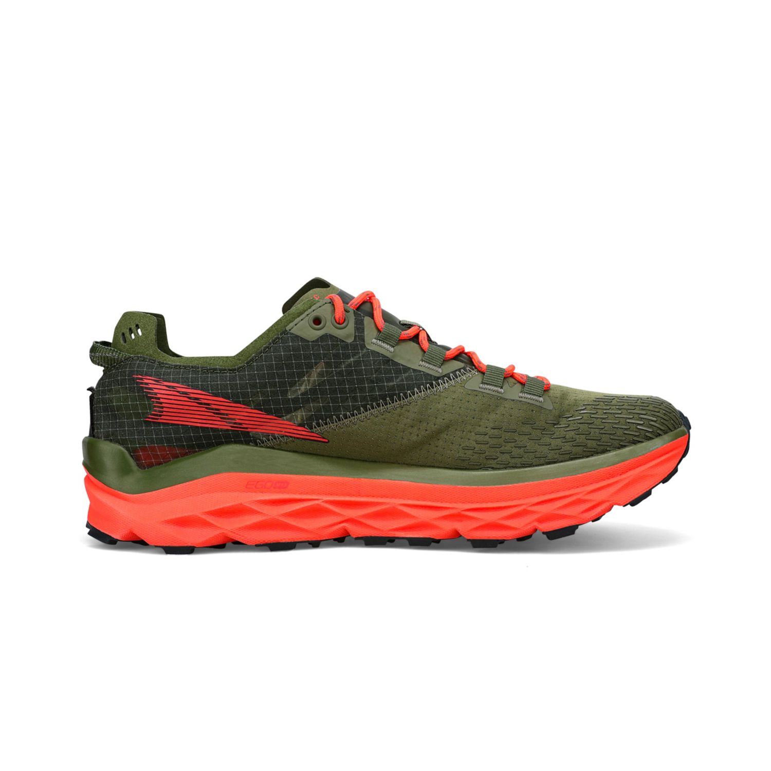 Altra Mont Blanc Men's Trail Running Shoes Olive | South Africa-31750469